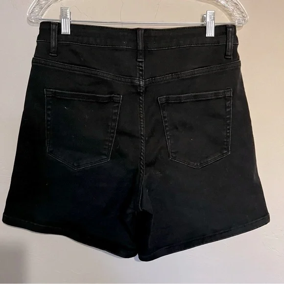 Vervet Black Mom High Rise Denim Shorts - Picture 4 of 6